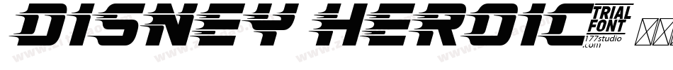 Disney Heroic字体转换